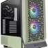 Корпус ATX Thermaltake Ceres 300 TG ARGB Matcha, Midi-Tower, без БП,  зеленый [ca-1y2-00mewn-00]